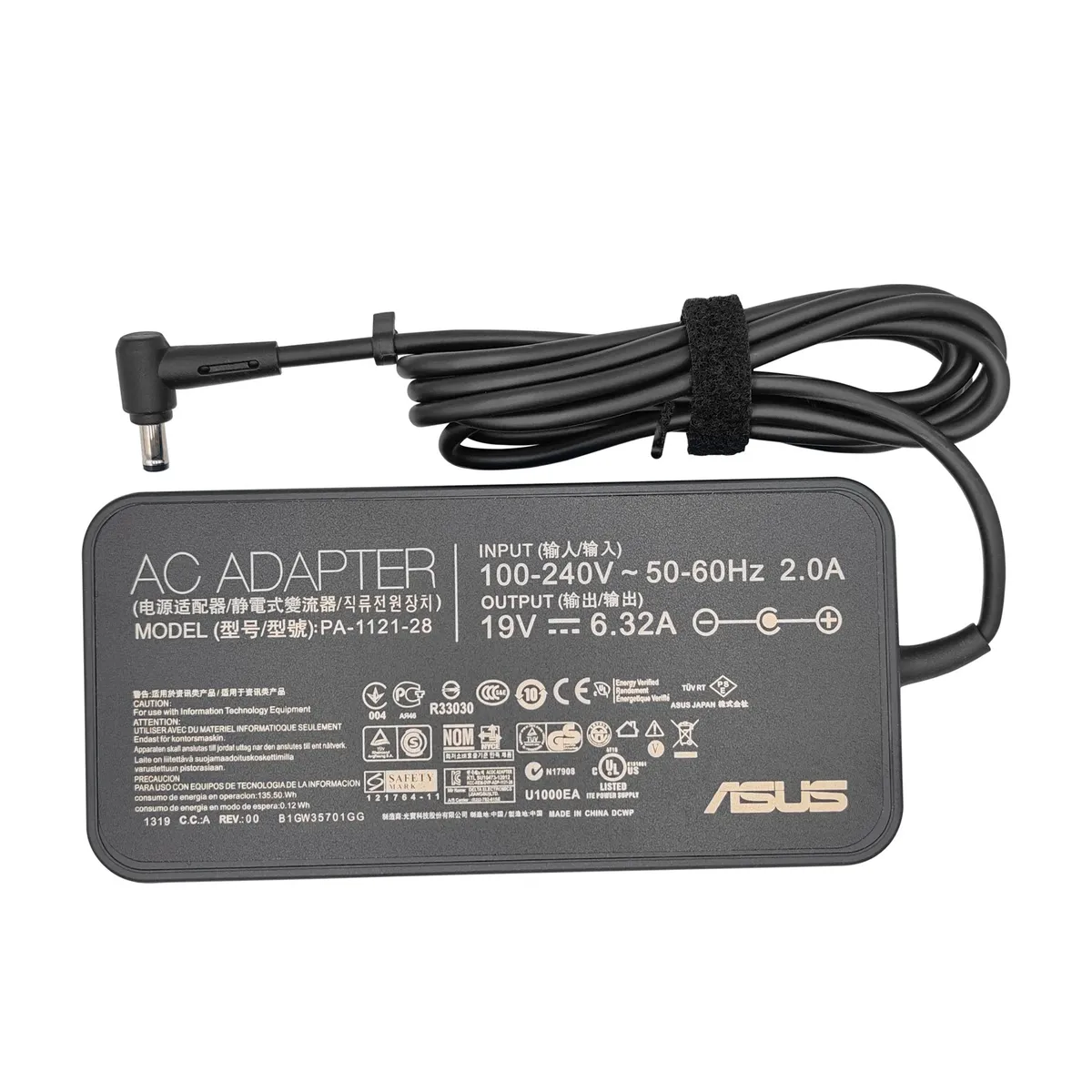 ASUS - CARGADOR PARA ASUS 19V 6.32A 120W, PUNTA 5.5*2.5MM, MODEL PA-1121-28