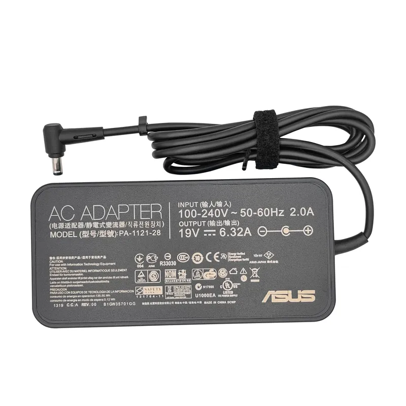 ASUS - CARGADOR PARA ASUS 19V 6.32A 120W, PUNTA 5.5*2.5MM, MODEL PA-1121-28