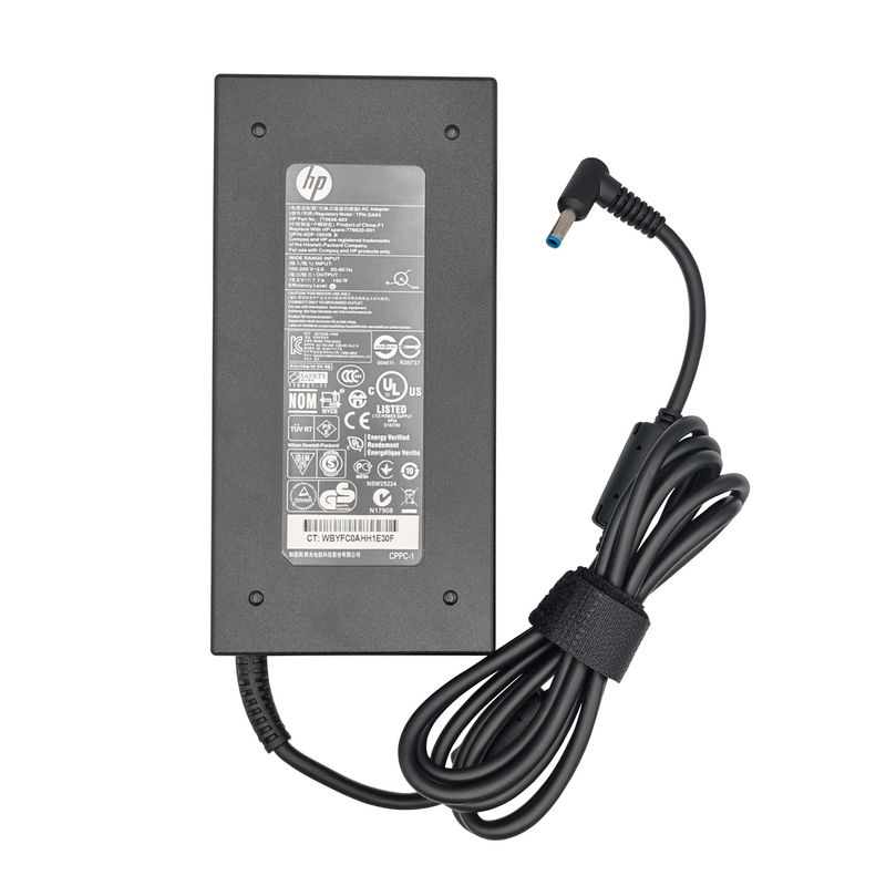 HP - CARGADOR PARA HP 19.5V 7.7A 150W, PUNTA AZUL 4.5*3.MM, MODEL TPN-DA03