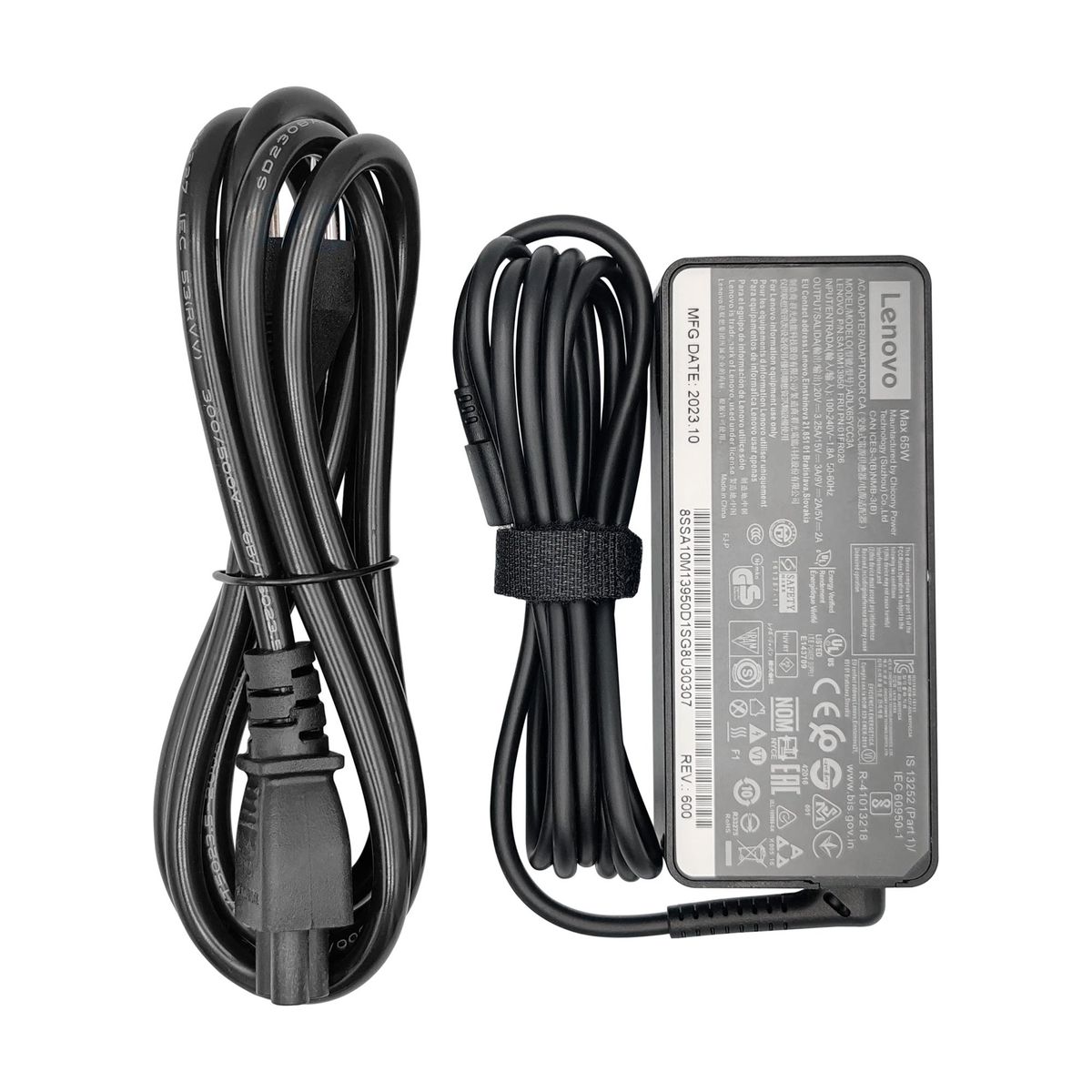 LENOVO - CARGADOR PARA LENOVO 20V 3.25A 65W, PUNTA USB-C, MODEL ADLX65YCC3A