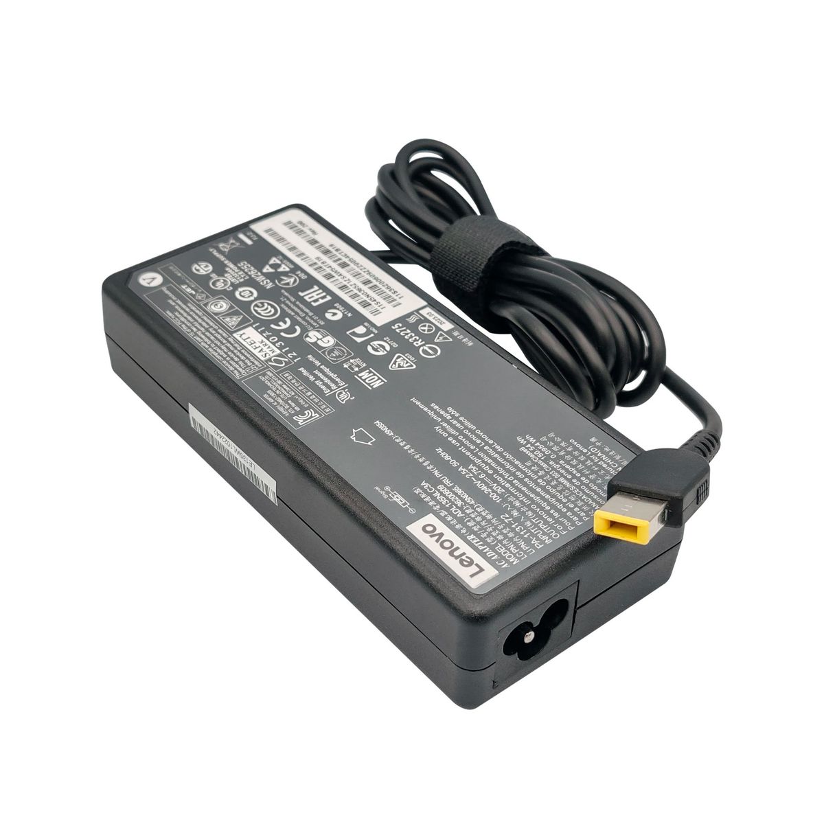 LENOVO - CARGADOR PARA LENOVO 20V 6.75A 135W, PUNTA USB AMARILLA