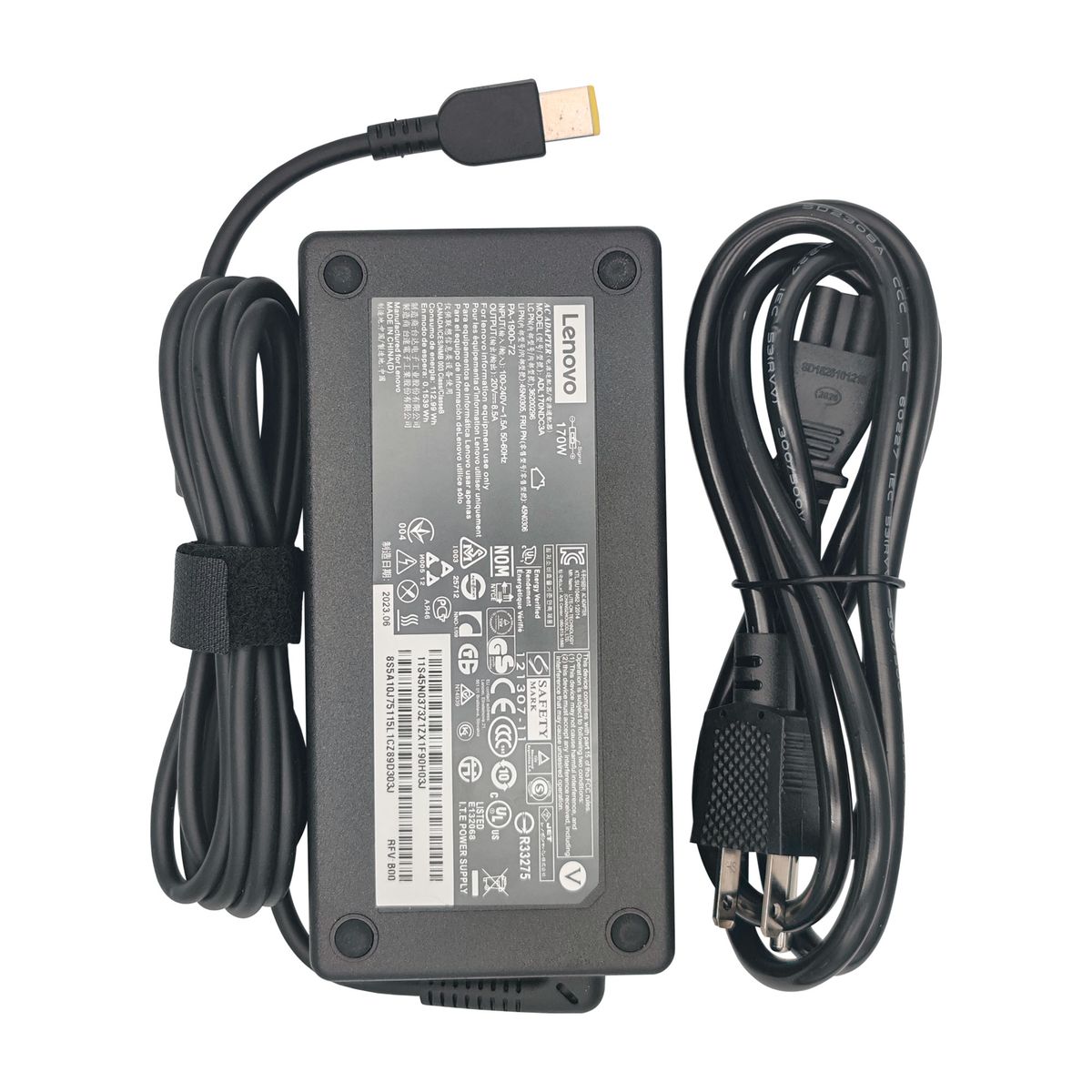 LENOVO - CARGADOR PARA LENOVO 20V8.5A170W PUNTA USB AMARILLA MODEL ADL170NDC3A