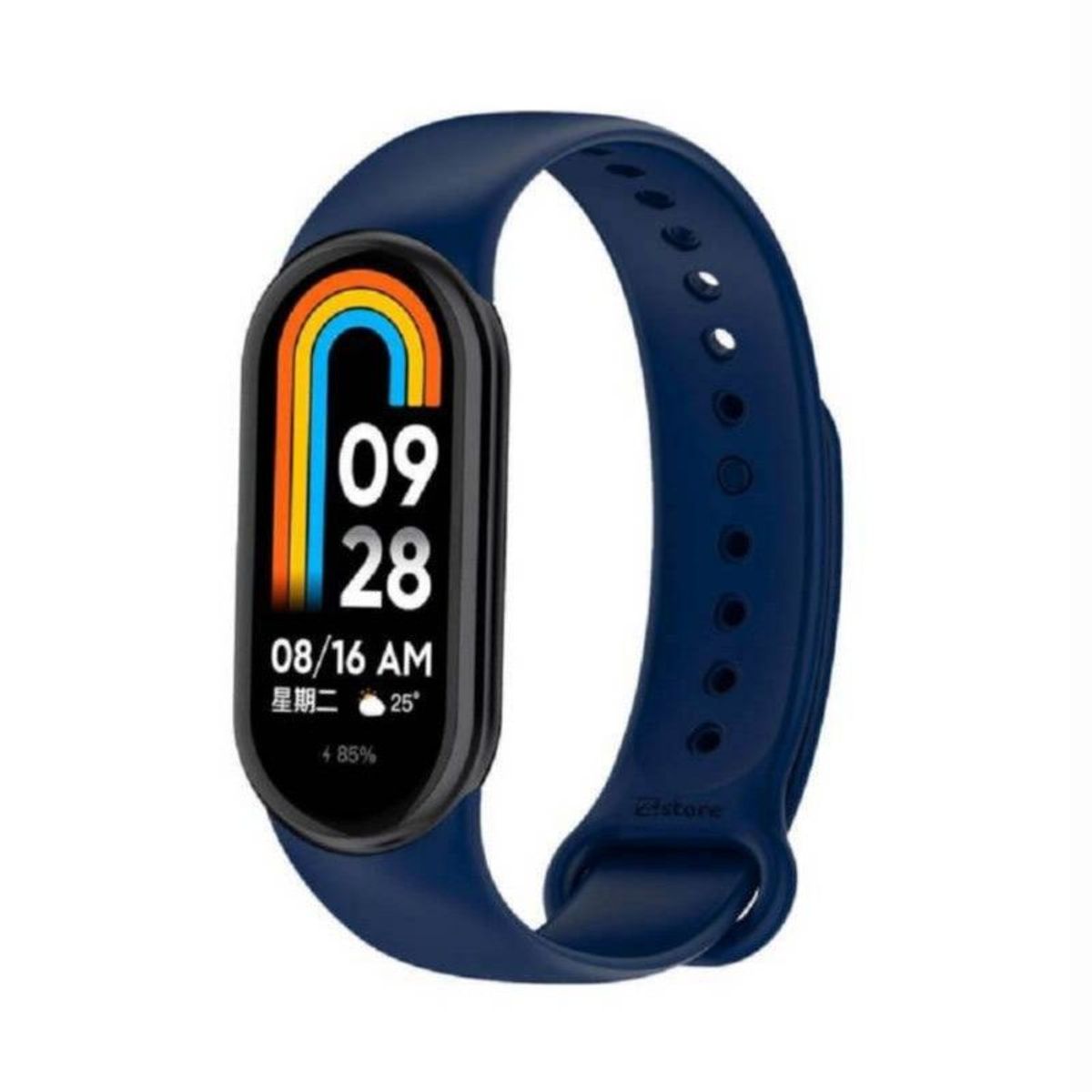 GENERICO - Correa de Silicona Para Xiaomi Mi Band 8 - Azul Noche