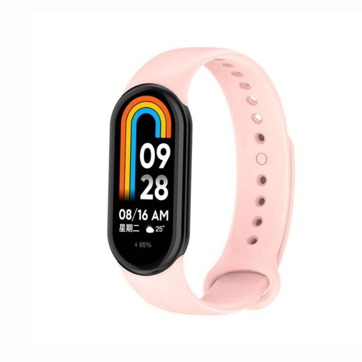 GENERICO - Correa de Silicona Para Xiaomi Mi Band 8 - Rosa