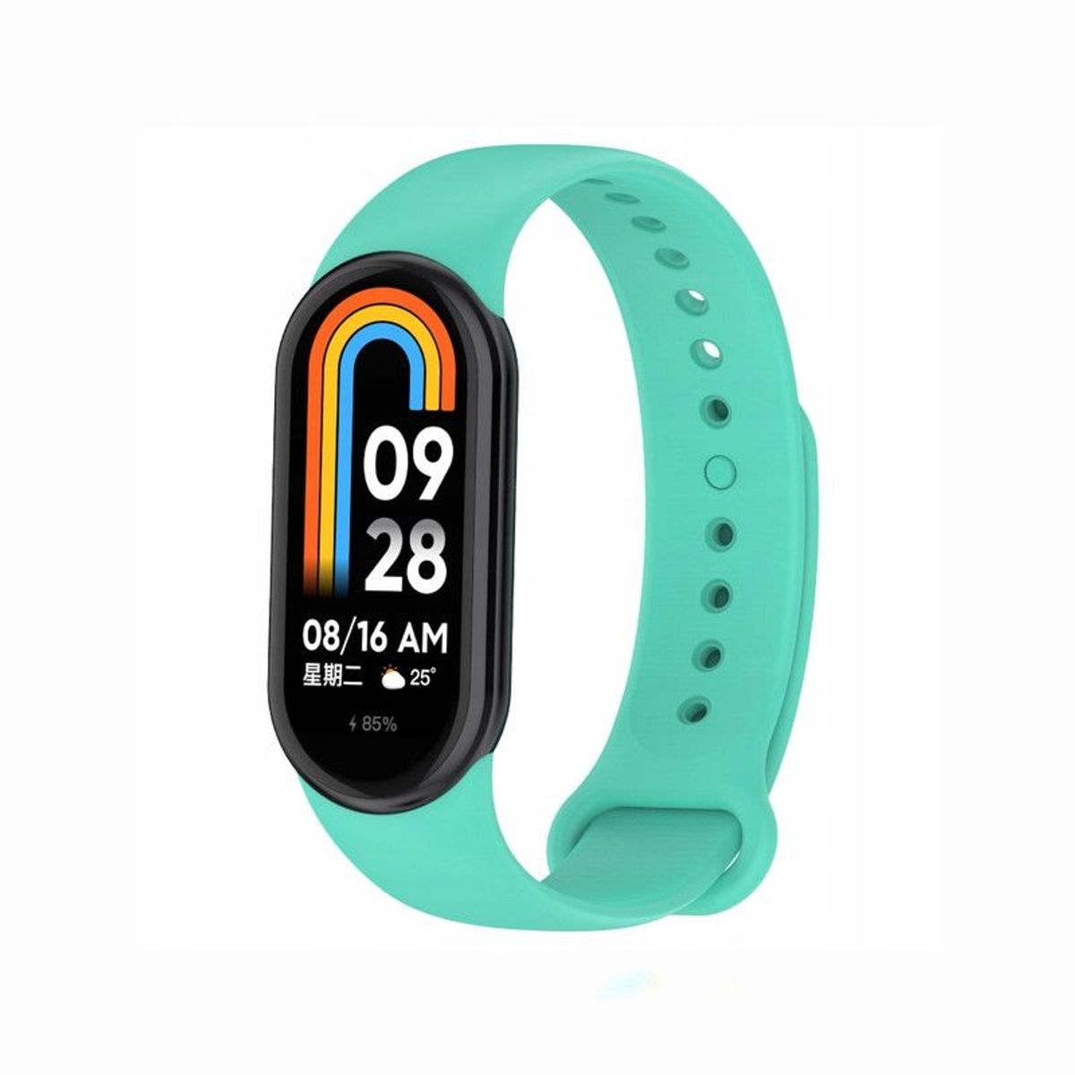 GENERICO - Correa de Silicona Para Xiaomi Mi Band 8 - Verde Pastel