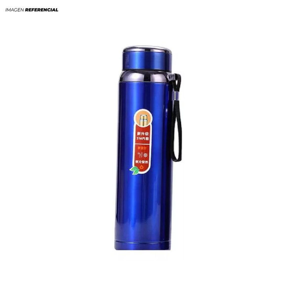 GENERICO - Botella Térmica de Acero Inoxidable de 1000 ml