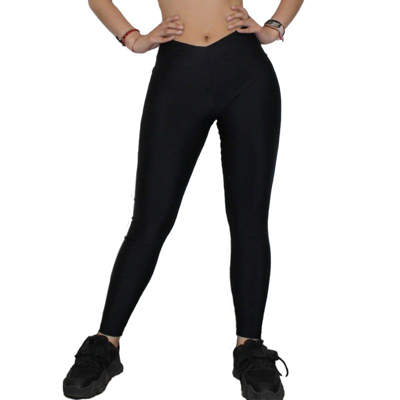 GENERICO - Malla Leggings Deportivo Leggin Suplex para Mujer - Negro