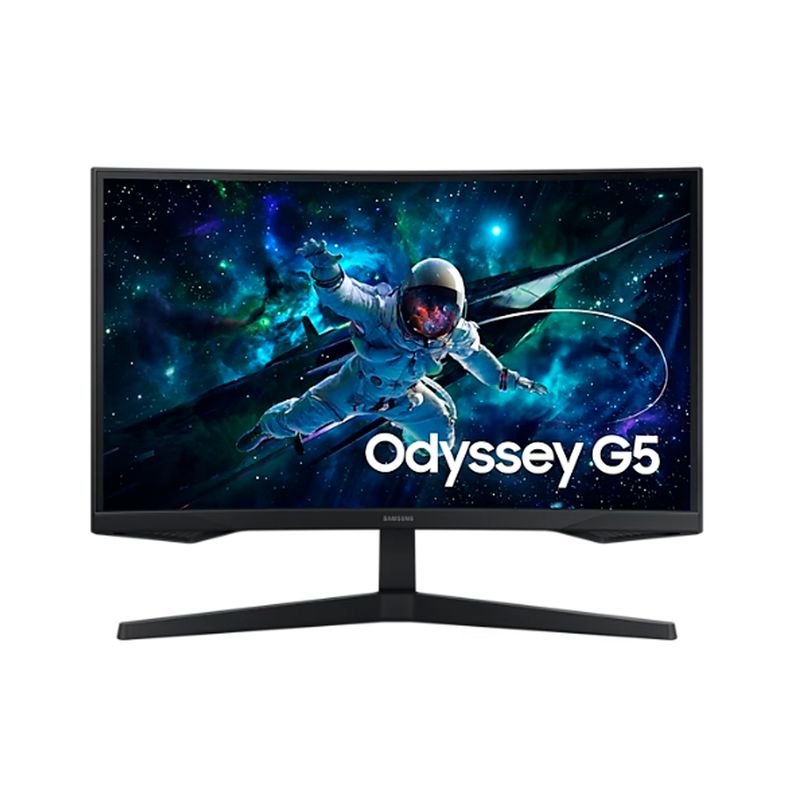 SAMSUNG - MONITOR SAMSUNG ODYSSEY G5 DE 27" CURVO 1000R QHD P/N: LS27CG552ELXPE.