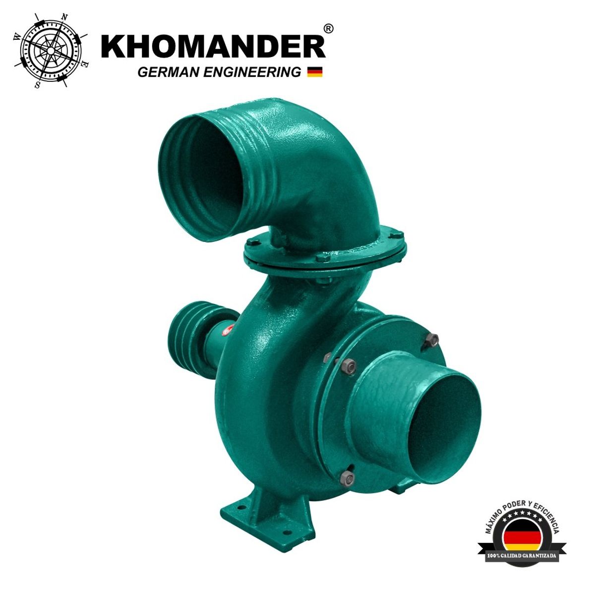 KHOMANDER - BOMBA DE AGUA EJE LIBRE 6X6 PULGADAS  CAUDAL  - KHOMANDER