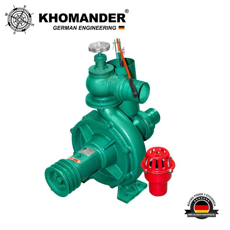 KHOMANDER - BOMBA DE AGUA EJE LIBRE 3X3 PULGADAS ALTA PRESION - KHOMANDER