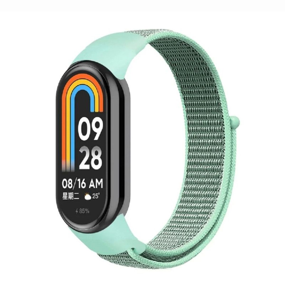 GENERICO - Correa de Nylon Para Xiaomi Mi Band 8 - Celeste