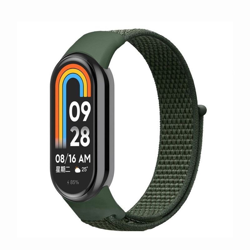 GENERICO - Correa de Nylon Para Xiaomi Mi Band 8 - Verde