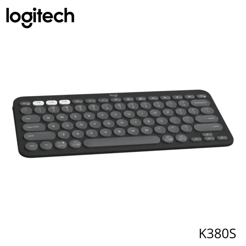 LOGITECH - TECLADO LOGITECH PEBBLE 2 K380S BLUETOOTH GRAFITO