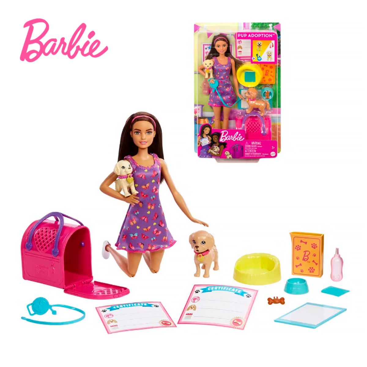 BARBIE - Set de Juego Barbie Set Adopta Un Perrito - Latina