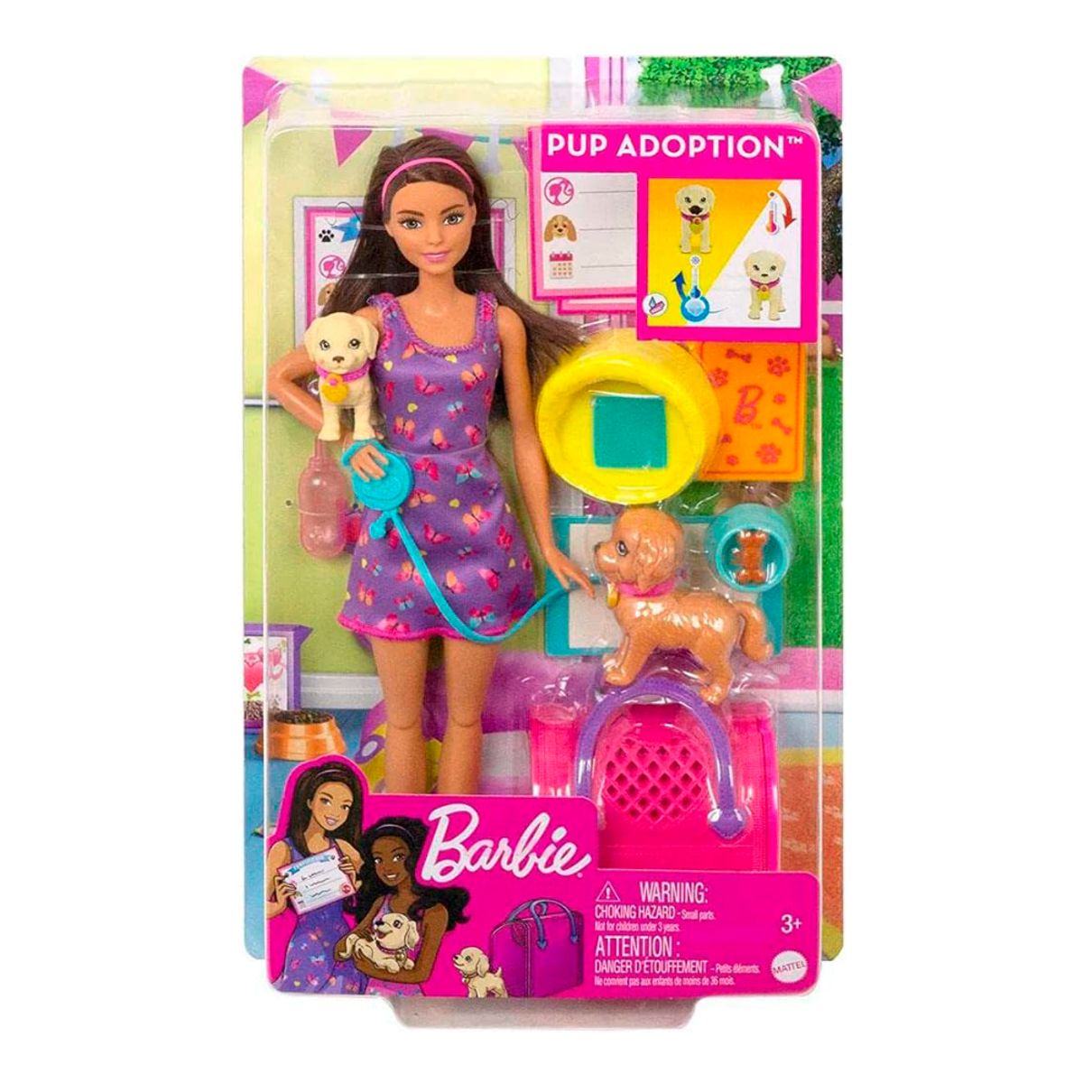 BARBIE - Set de Juego Barbie Set Adopta Un Perrito - Latina