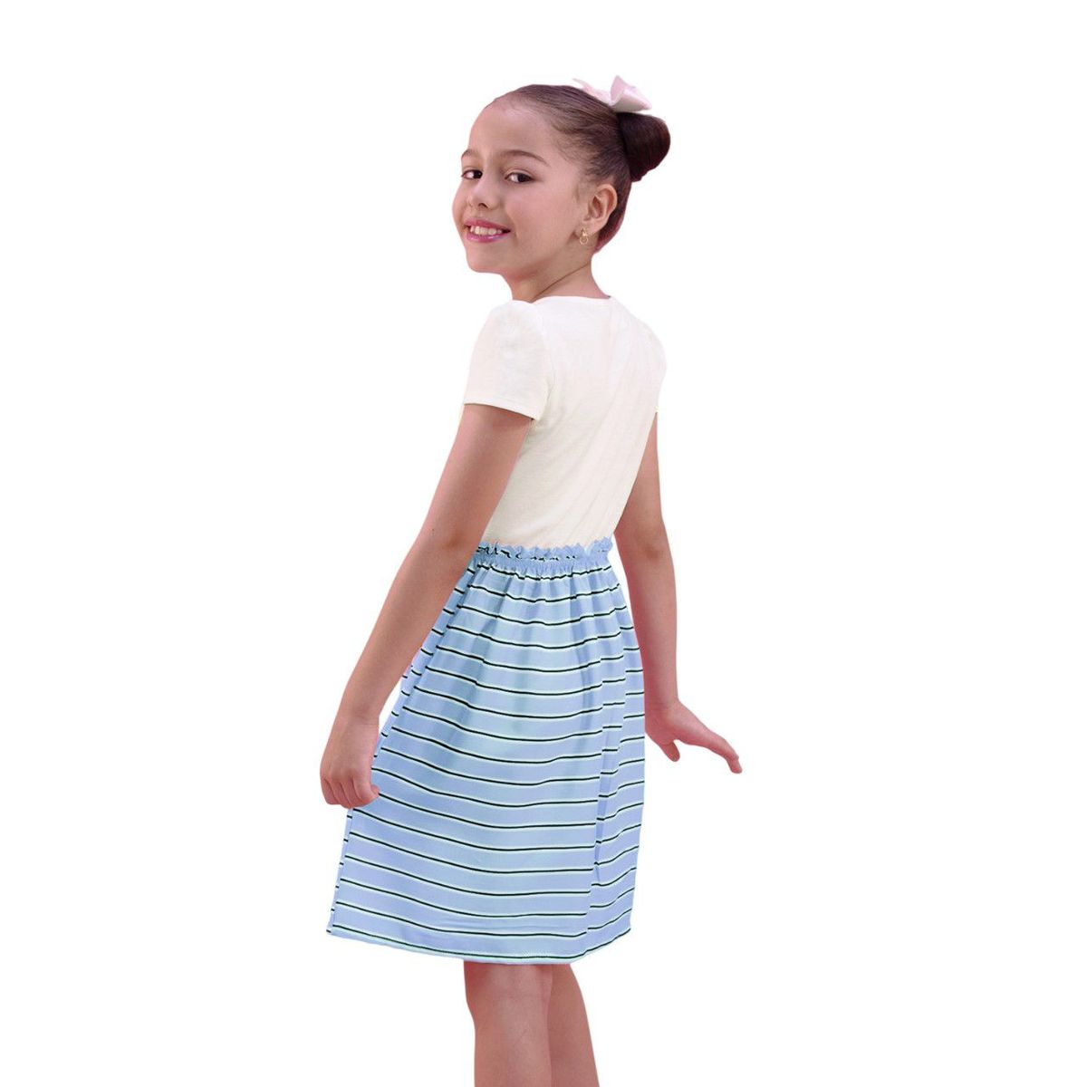 KIDS MASHMELO - Vestido de Niña con Estampado ‘Beautiful Chic’ Kids Mashmelo