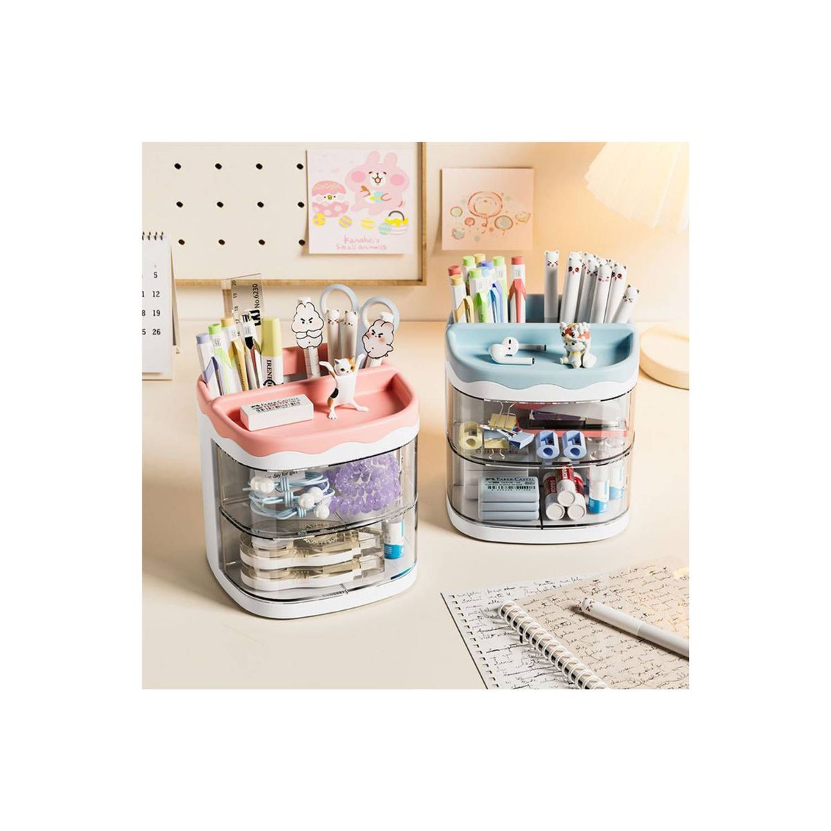 GENERICO - Organizador de Escritorio Oficina Porta Lapiceros