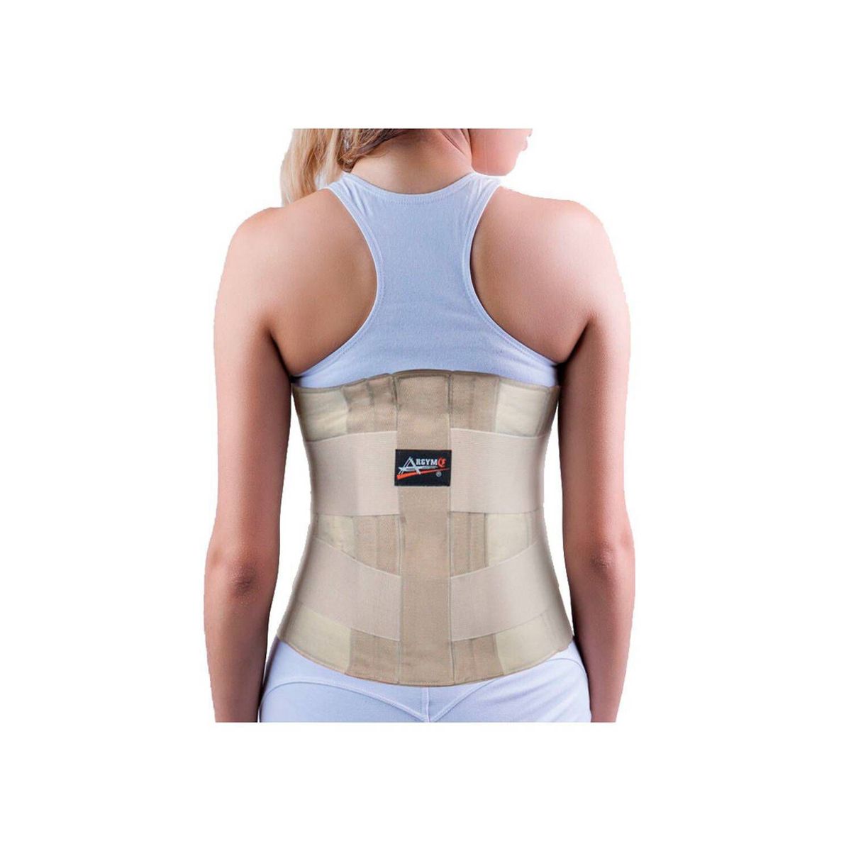 GENERICO - Soporte Sacro Lumbar Talla M Varilla de Aluminio