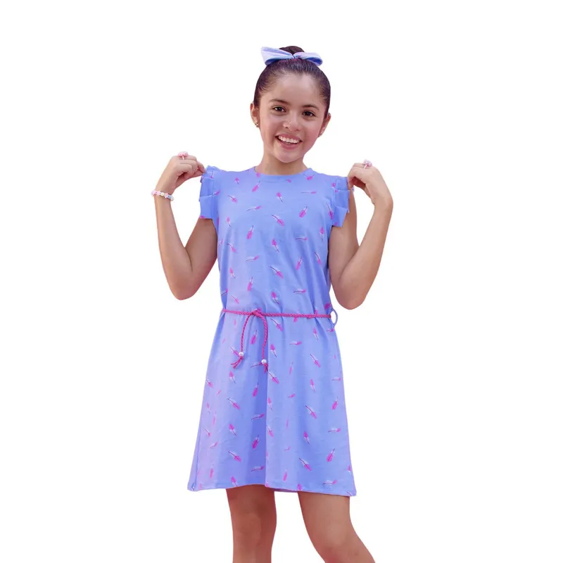 KIDS MASHMELO - Vestido en Jersey Estampado para niña Kids Mashmelo