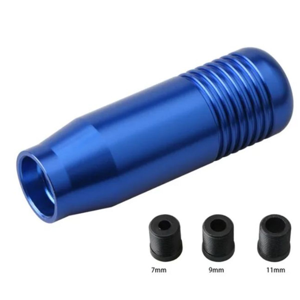 GENERICO - Perilla deportiva universal para auto Azul metalico