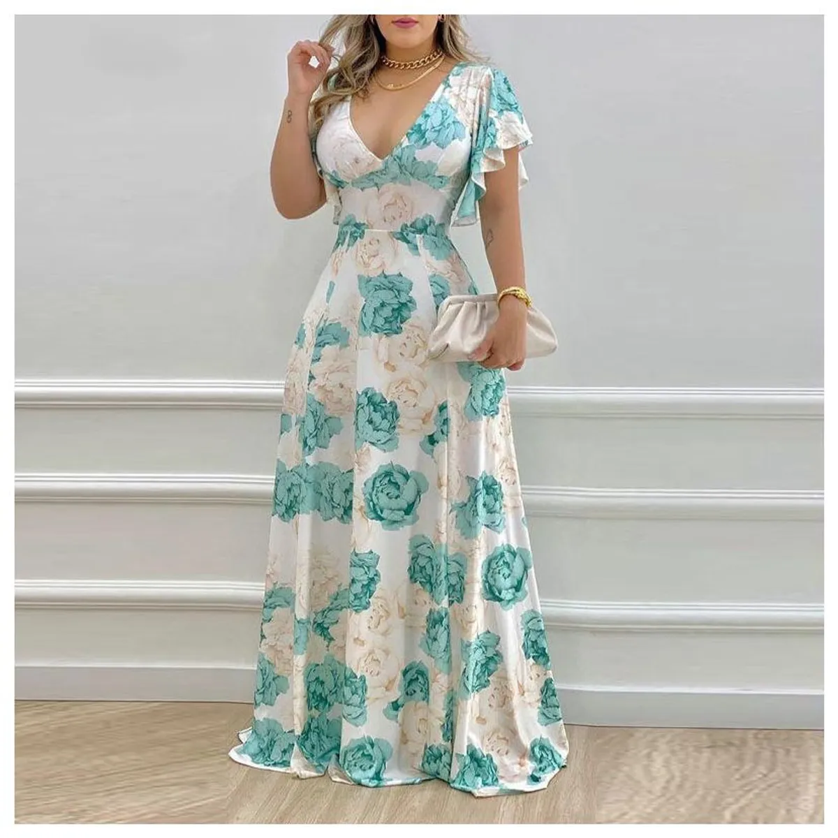 RINODERINA - Vestido Elegante Fiesta Moda Mujer RinoDeRina - Regalo