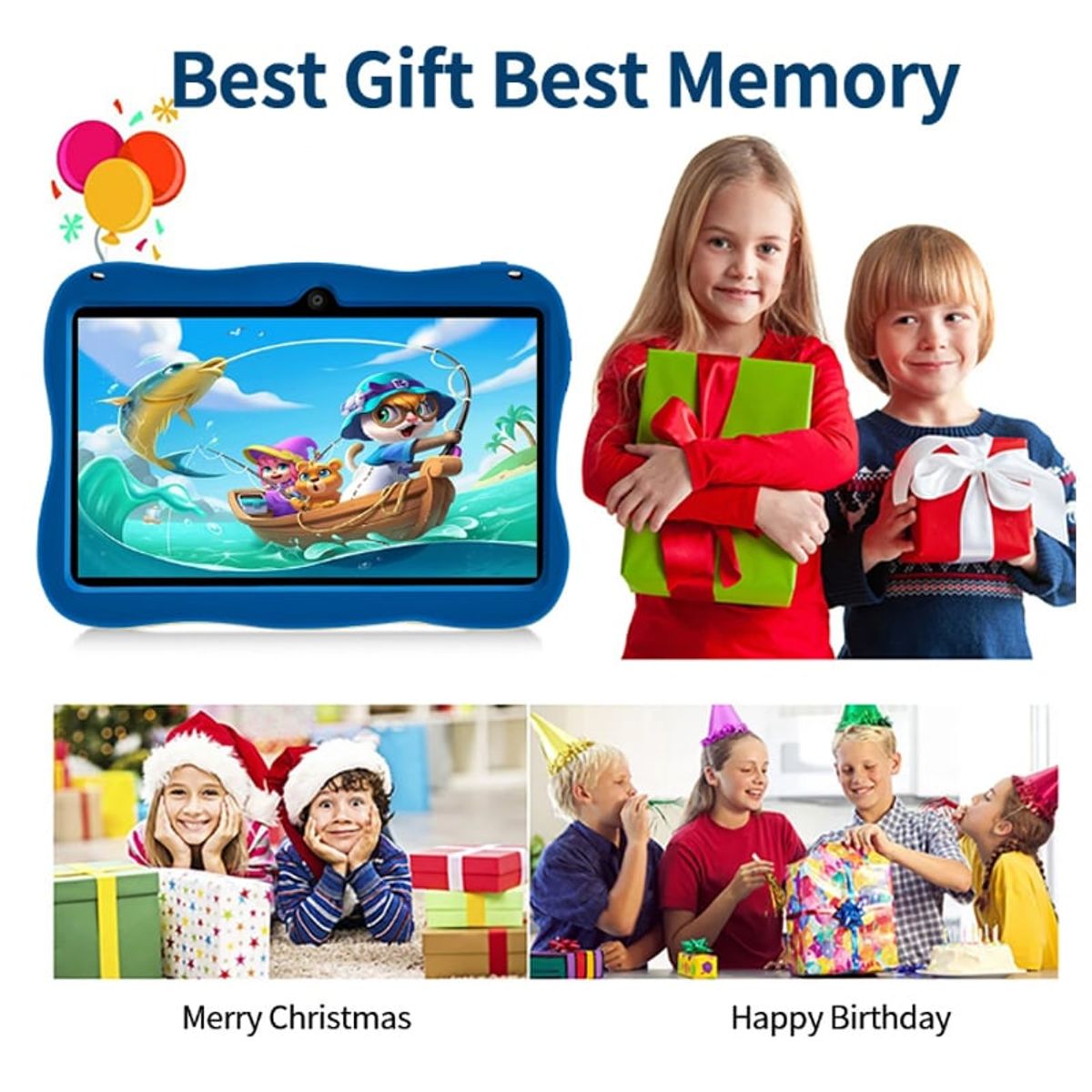 TOUMI - Toumi Tablet Pegasus Para Niños 7 Pulgadas 6g+128g tableta Android12