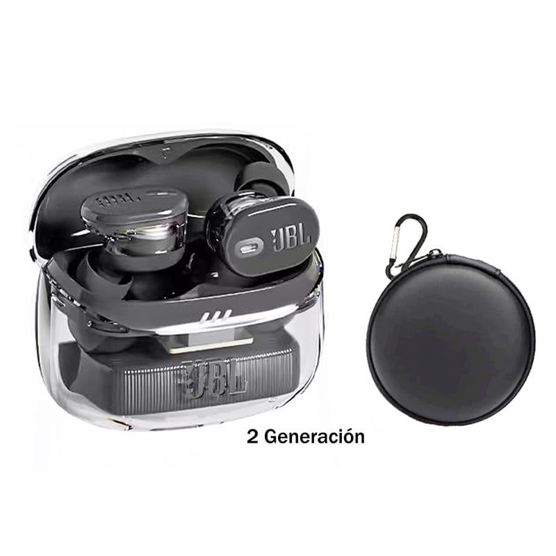 JBL - JBL Tune Buds 2 Auriculares inalámbricos sonido Pure-Negro y Estuche