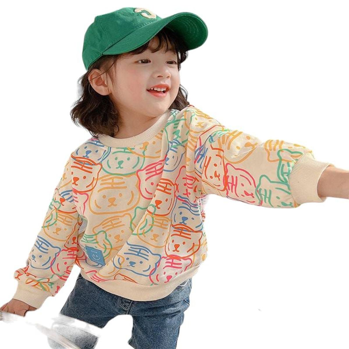 GENERICO - POLERA OSOS MULTICOLOR UNISEX