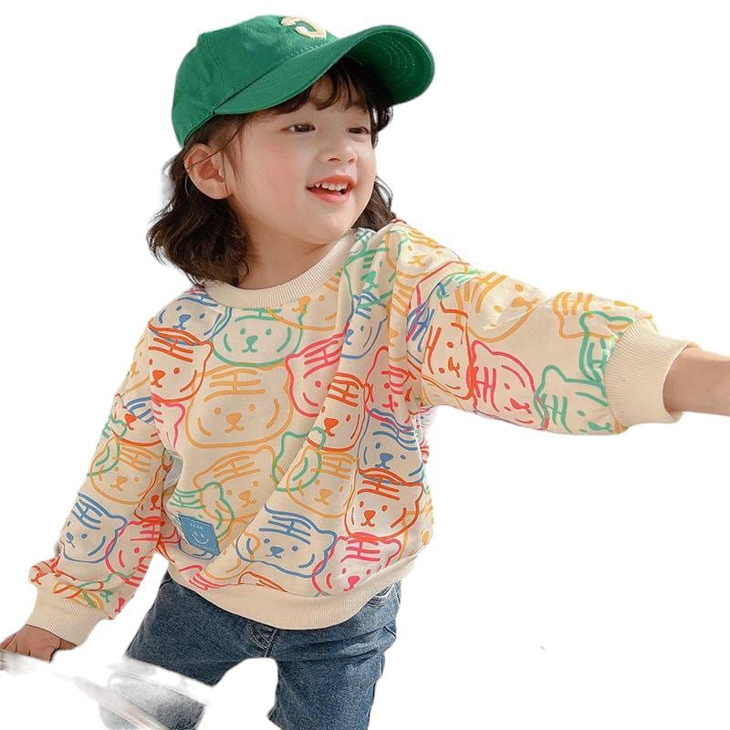 GENERICO - POLERA OSOS MULTICOLOR UNISEX