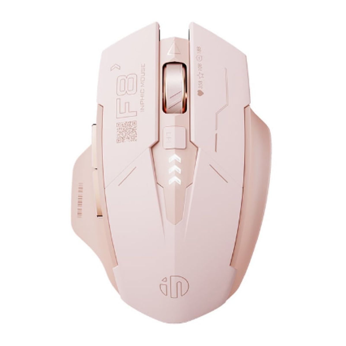 XIAOMI - Mouse inalámbrico recargable INPHIC A9 Bee 24G-Rosa
