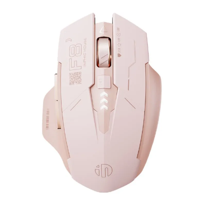 XIAOMI - Mouse inalámbrico recargable INPHIC A9 Bee 24G-Rosa