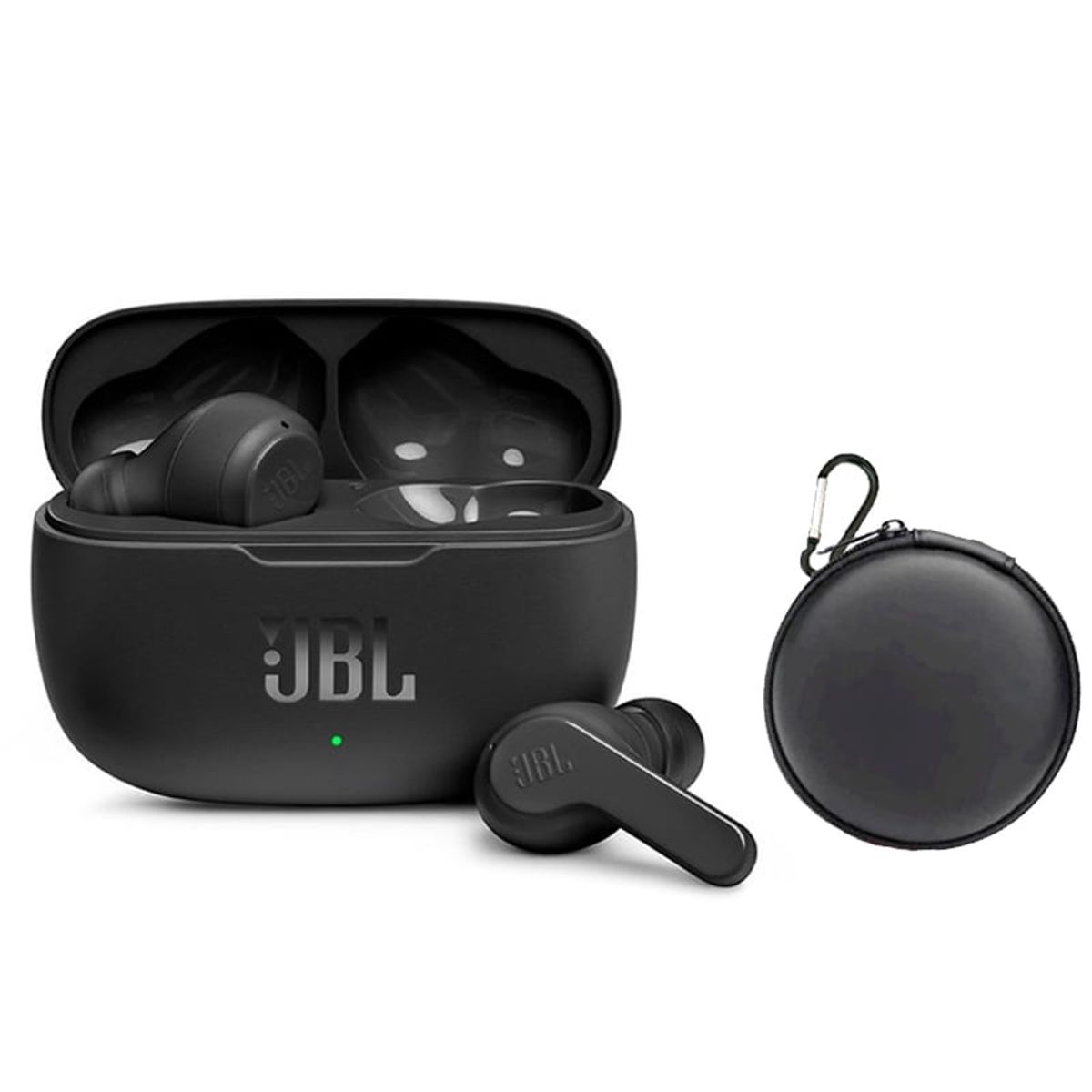 JBL - Audífonos Bluetooth JBL WAVE 200 TWS - Negro y Estuche