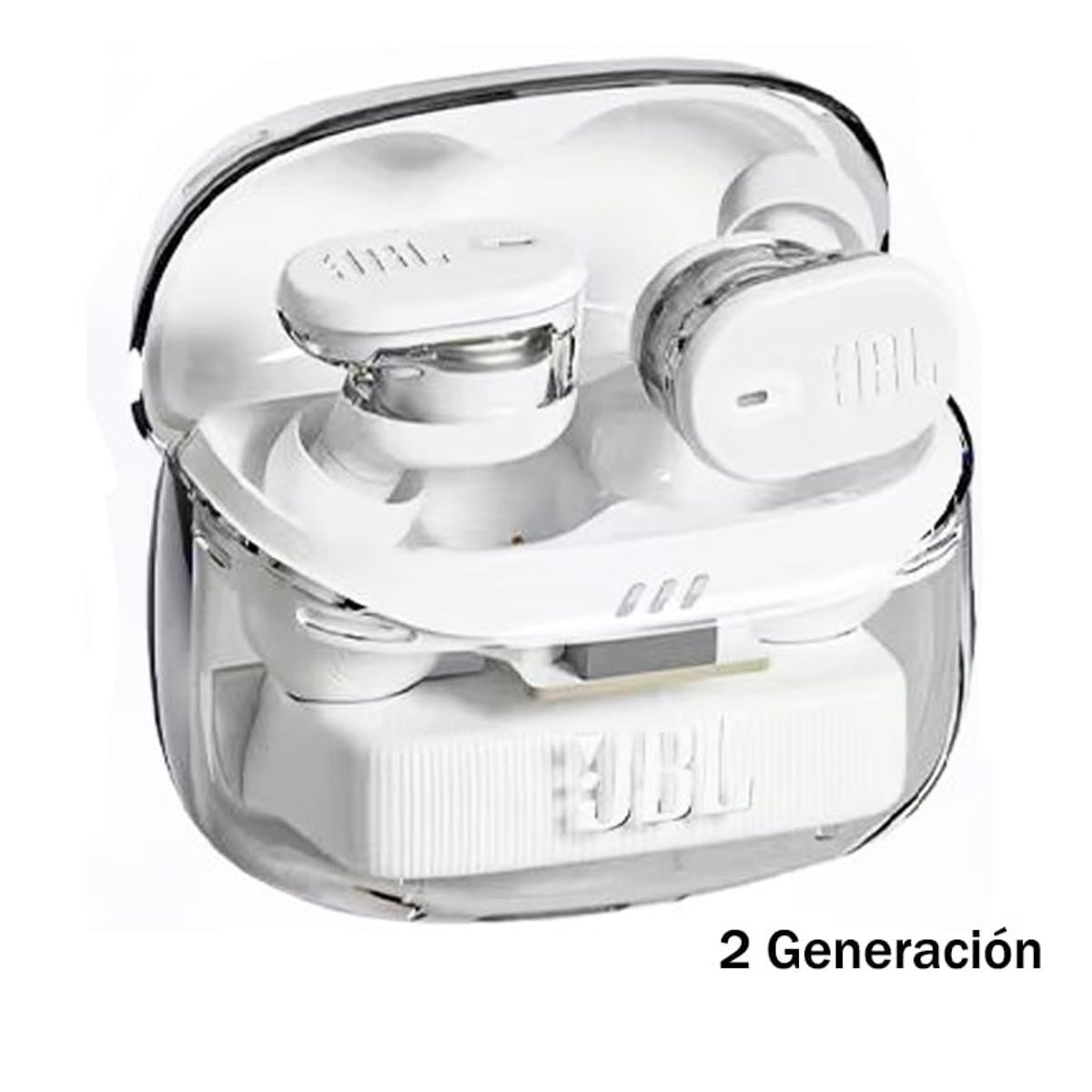 LENOVO - JBL Tune Buds 2 Auriculares inalámbricos sonido Pure Bass-Blanco
