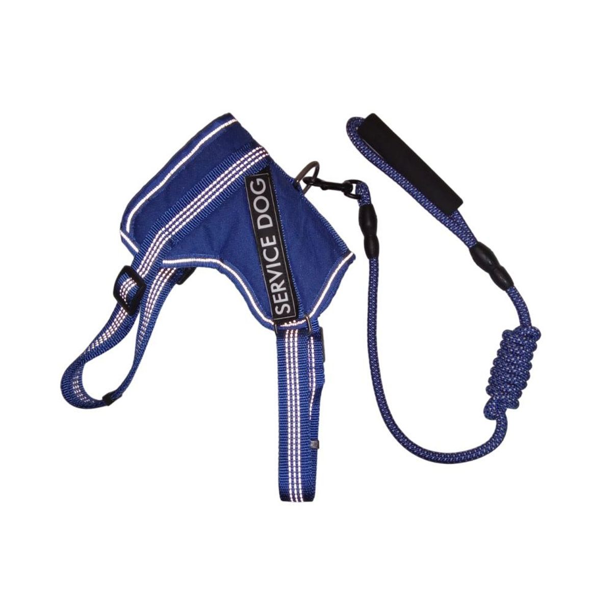 GENERICO - Pechera arnés anti tirones Service Dog Azul talla XL