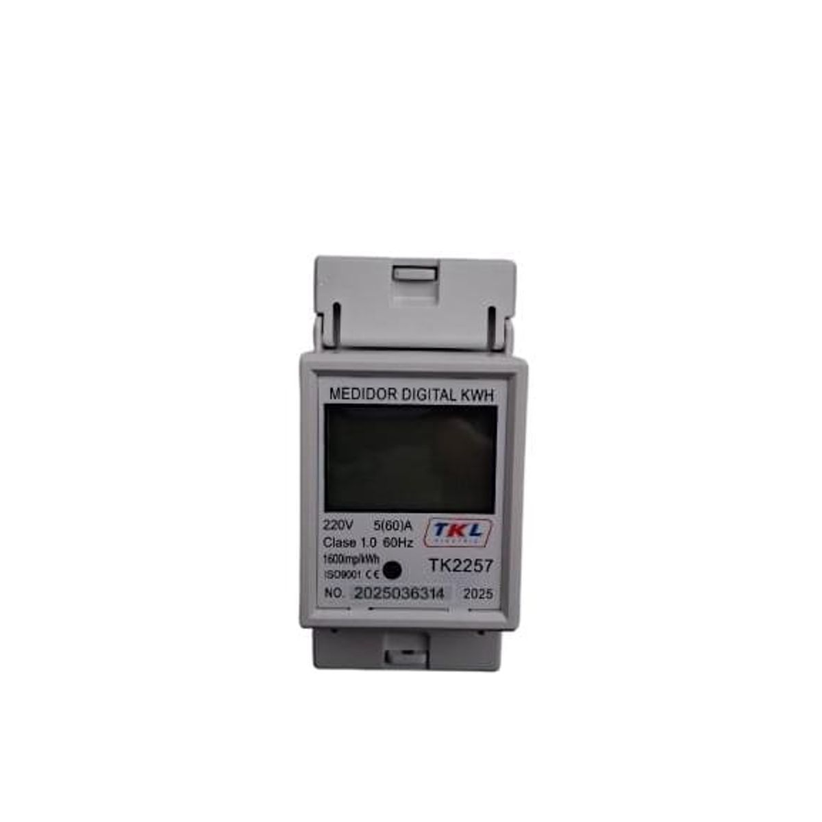 GENERICO - MEDIDOR DIGITAL MONOFASICO -  RIEL DIN TKL 60A