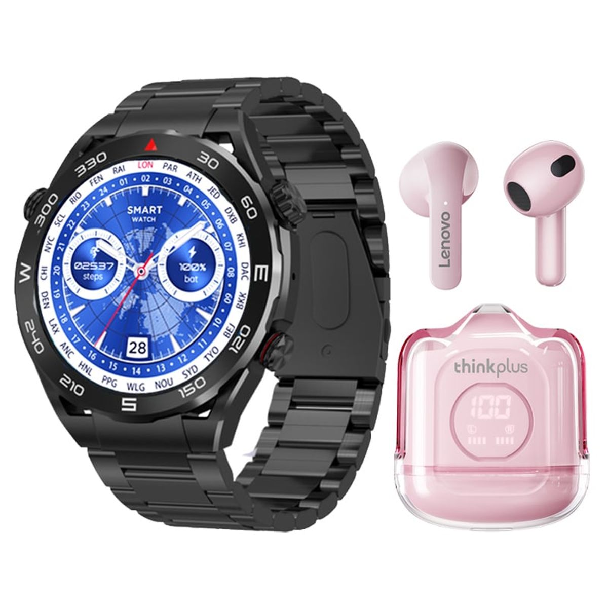 XIAOMI - Xiaomi Buds 4 Active De Audífonos tws y Toumi Watch S9 Pro max-W