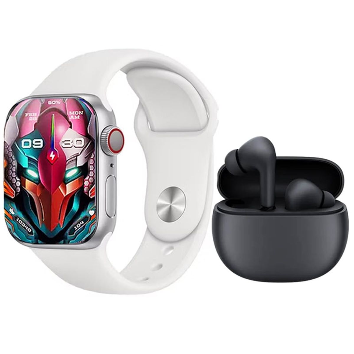 XIAOMI - Xiaomi Buds 4 Active De Audífonos tws y Toumi Watch S9 Pro max-W