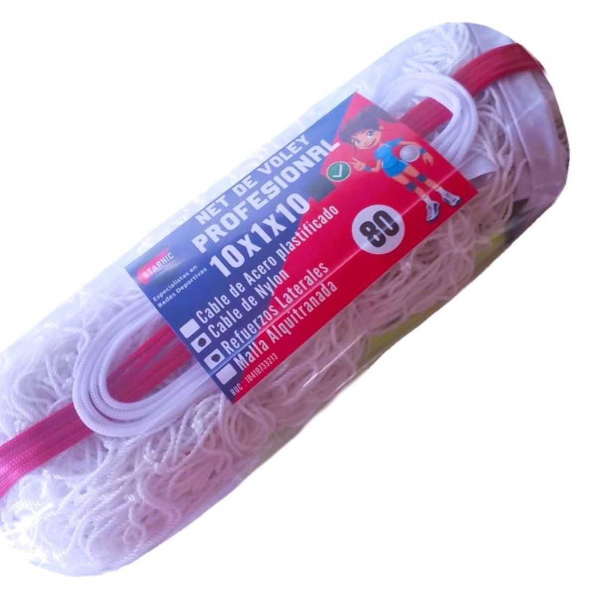 GENERICO - Net De Voley PRO Con Cable De Nylon