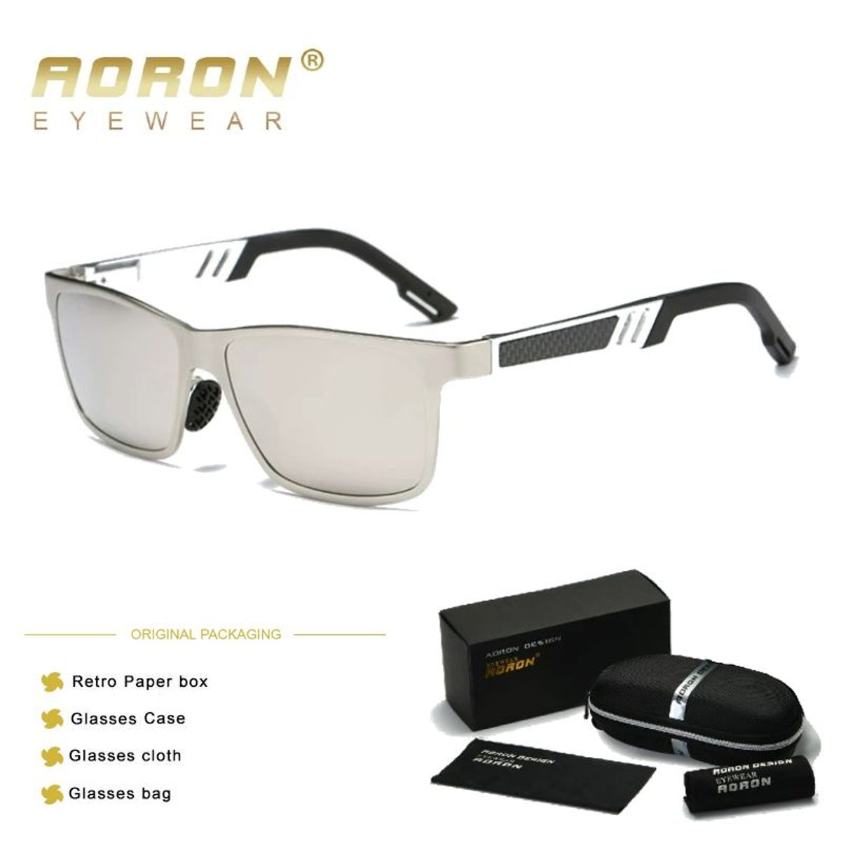 GENERICO - ¡¡¡LENTES DE SOL AORON  SPORT - POLARIZADOS UV400!!!
