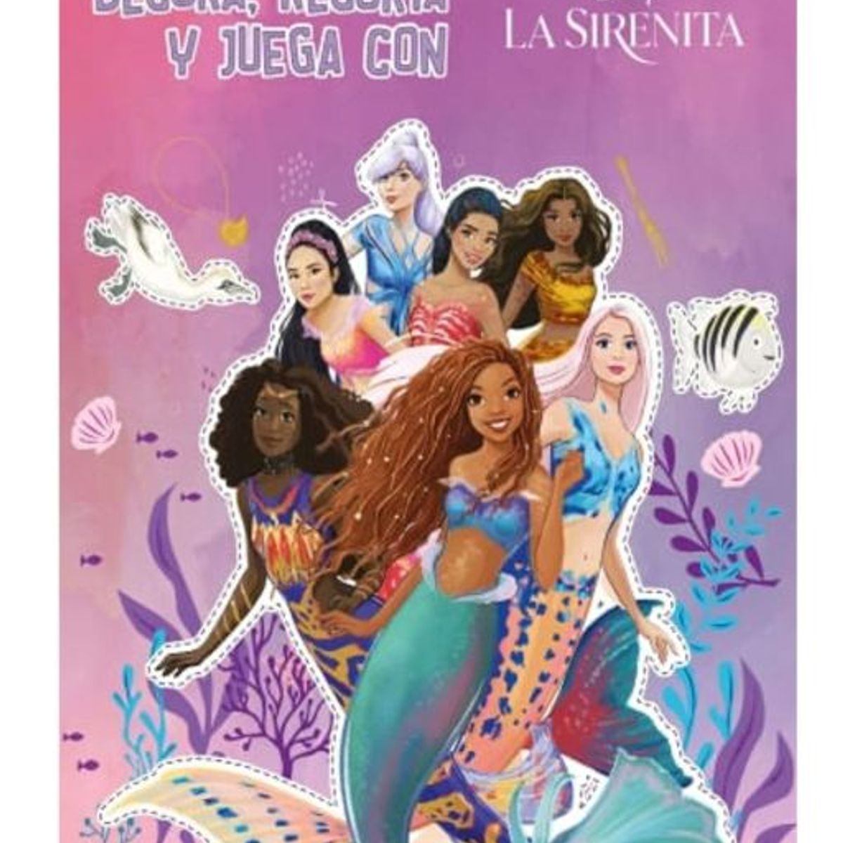 GENERICO - DECORA RECORTA Y JUEGA LA SIRENITA