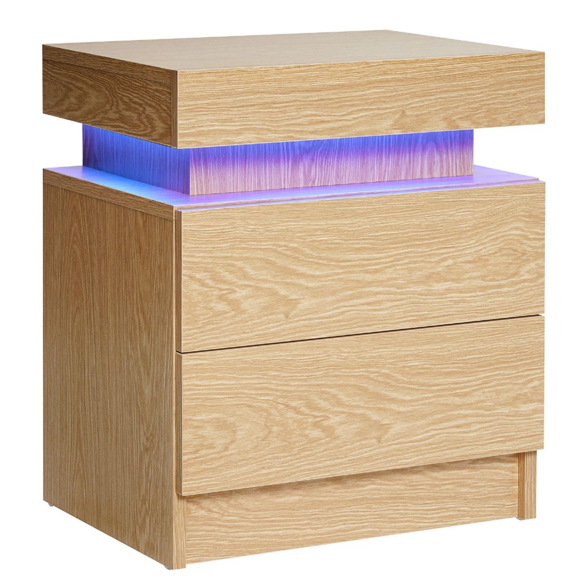 CENTRAL DECCO - VELADOR 2 CAJONES MEGAN PINO