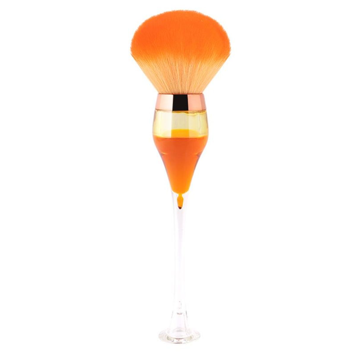 GENERICO - Brocha de Maquillaje para polvos sueltos facial uñas Copa