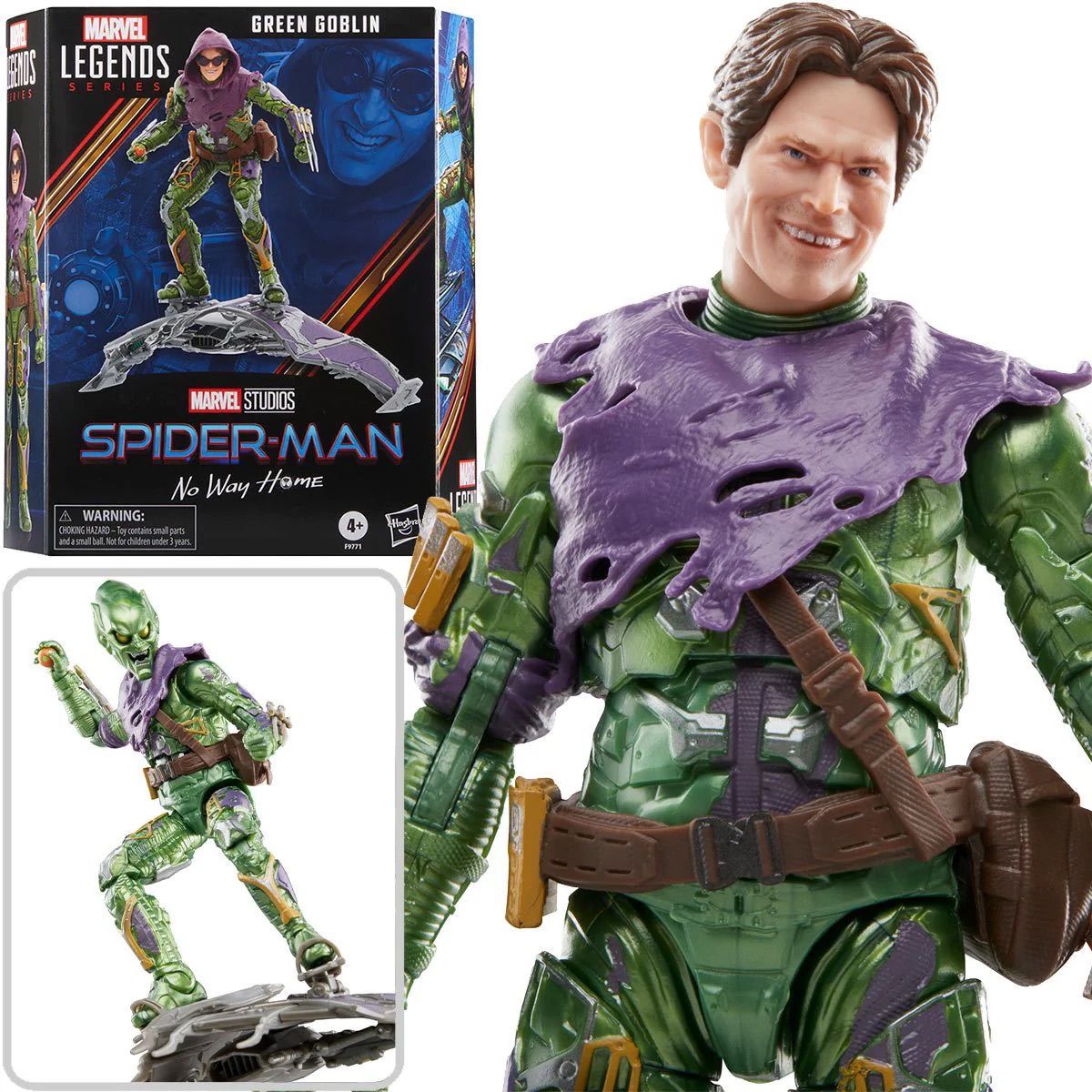 MARVEL - Spider-Man Marvel Legends Deluxe Green Goblin Duende Verde