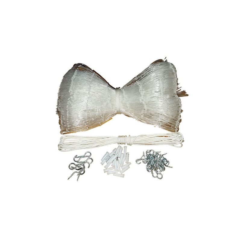 GENERICO - Malla de Seguridad Para  bebe y Niños (KIT) 1.50x3.00 MT