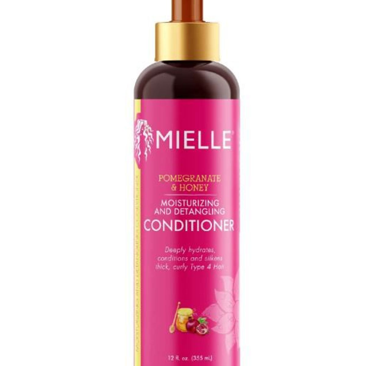 MIELLE - Acondicionador Hidratante y Desenredante 355ml Mielle