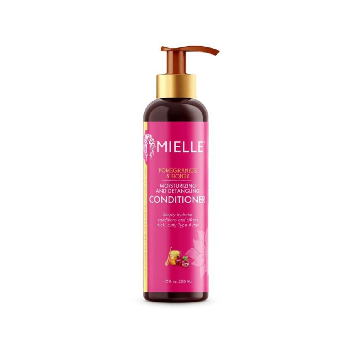 MIELLE - Acondicionador Hidratante y Desenredante 355ml Mielle