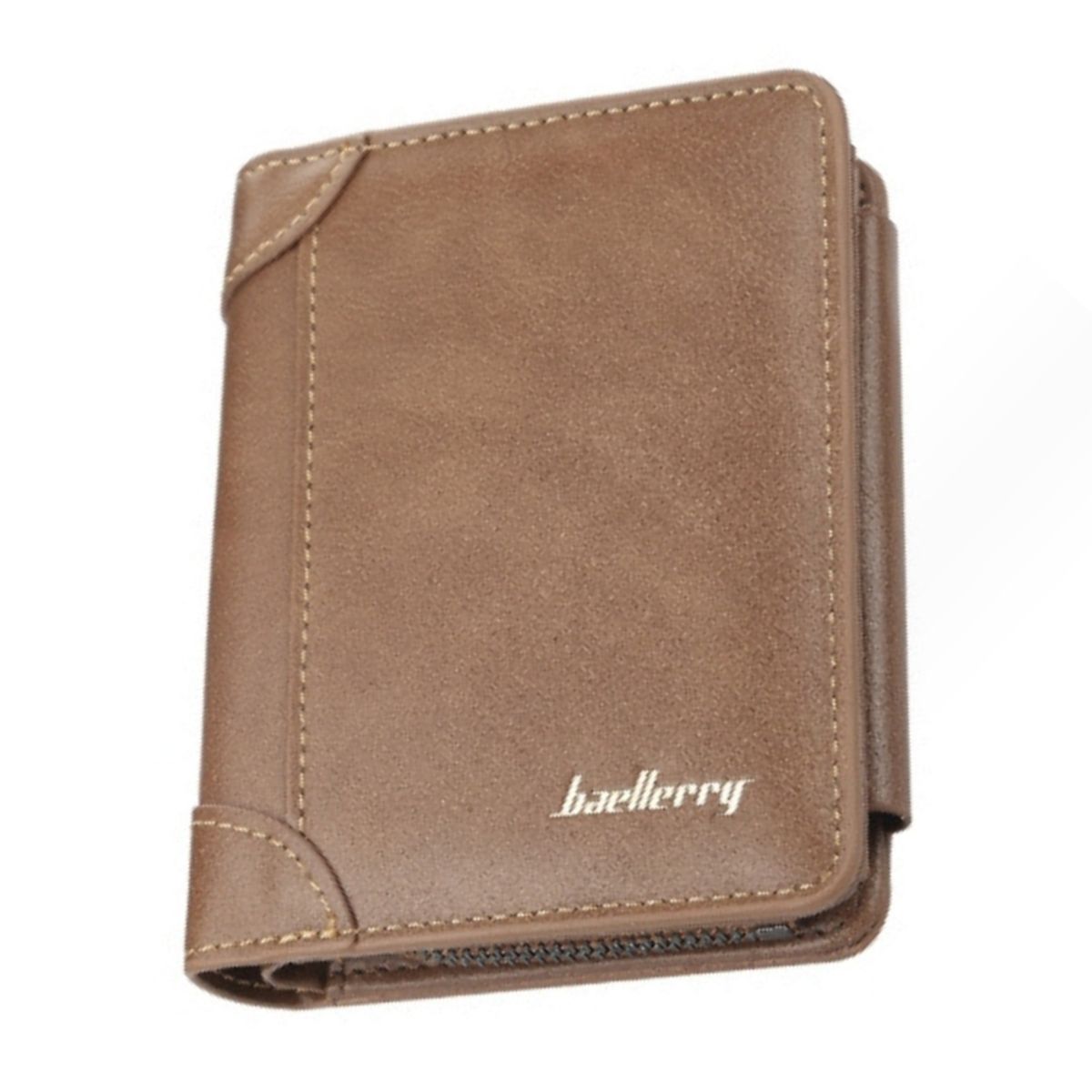 BAELLERRY - Billetera de Cuero Vegano PU de Tres cuerpos D9159