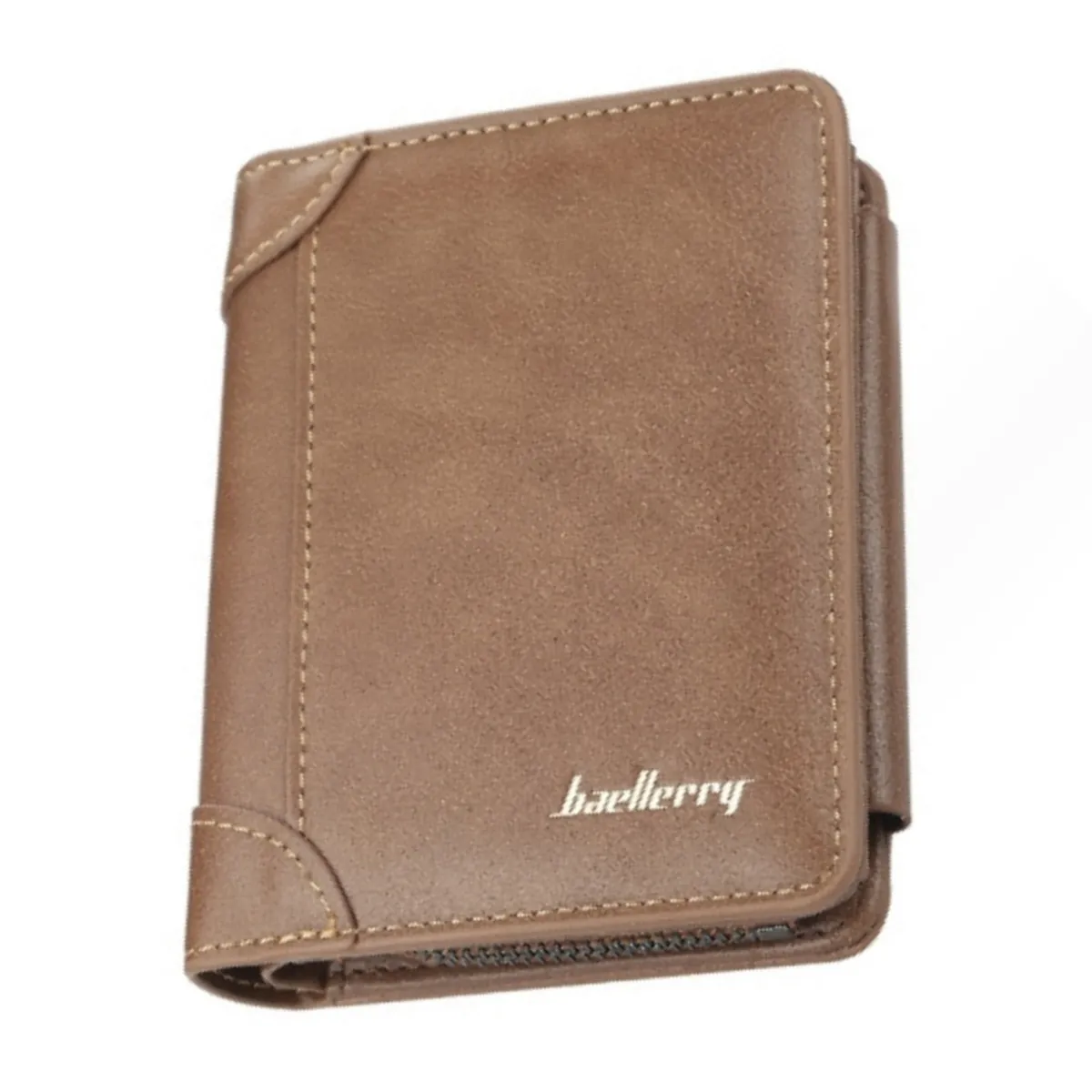 BAELLERRY - Billetera de Cuero Vegano PU de Tres cuerpos D9159