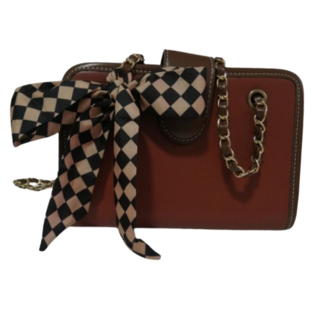 GENERICO - CARTERA MORRAL BOTON CON LAZO