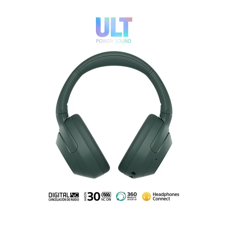 SONY - Sony Audífonos Inalámbricos WH-ULT900N Noise Cancelling Gris Bosque